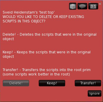 Delete or keep existing scripts?